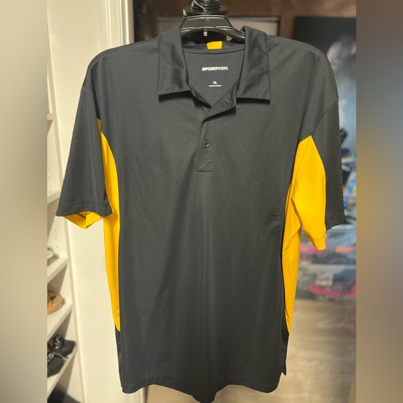 🖤NWOT- 4 BLACK AND GOLD MENS POLO SHIRTS SZ XL🖤 - Picture 2 of 13